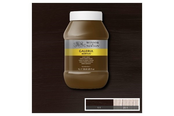 Galeria Acrylic 1L Burnt Umber 076 i gruppen SPORT, FRITID & HOBBY / Hobby / Måla & Rita / Konstnärsfärger / Akryl hos TP E-commerce Nordic AB (A08896)