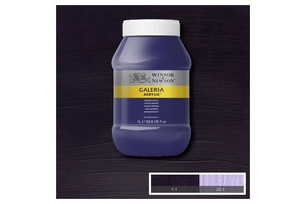 Galeria Acrylic 1L Winsor Violet 728 i gruppen SPORT, FRITID & HOBBY / Hobby / Måla & Rita / Konstnärsfärger / Akryl hos TP E-commerce Nordic AB (A08906)