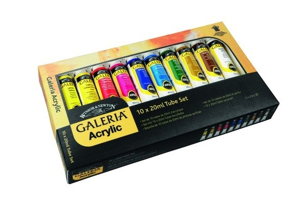 GALERIA ACRYLIC 10x20 ml set i gruppen SPORT, FRITID & HOBBY / Hobby / Måla & Rita / Konstnärsfärger / Akryl hos TP E-commerce Nordic AB (A08910)