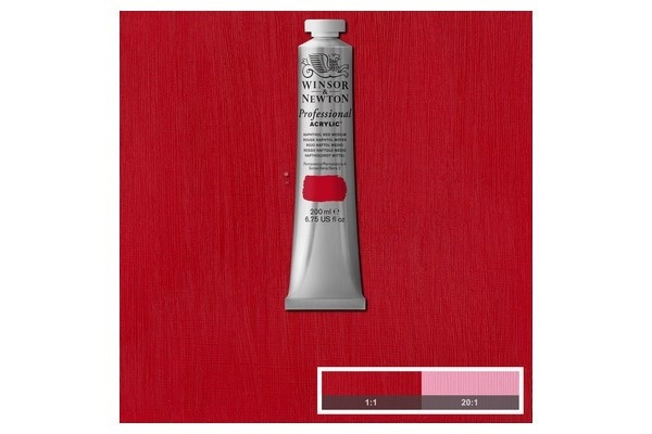 Prof Acrylic 200ML NAPHTHOL RED MEDIUM 423 i gruppen SPORT, FRITID & HOBBY / Hobby / Måla & Rita / Konstnärsfärger / Akryl hos TP E-commerce Nordic AB (A08929)