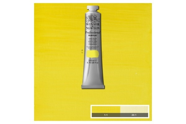 Prof Acrylic 200ML LEMON YELLOW 346 i gruppen SPORT, FRITID & HOBBY / Hobby / Måla & Rita / Konstnärsfärger / Akryl hos TP E-commerce Nordic AB (A08943)