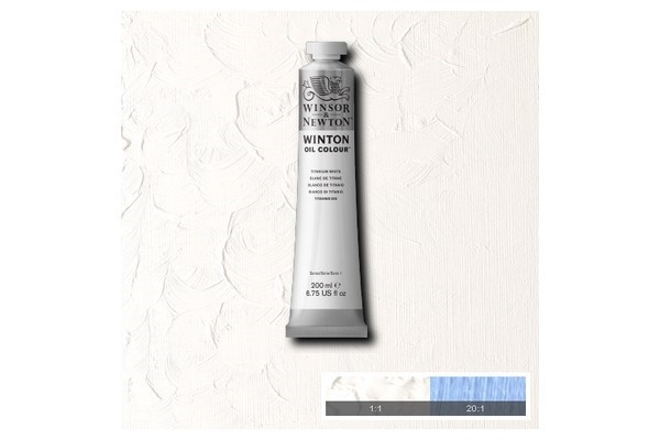 WINTON OIL COL 200ML (40) TITANIUM WHITE 644 i gruppen SPORT, FRITID & HOBBY / Hobby / Måla & Rita / Konstnärsfärger / Oljefärger hos TP E-commerce Nordic AB (A09027)