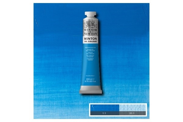 WINTON OIL COL 200 ml Cerule blue hue (10) 138 i gruppen SPORT, FRITID & HOBBY / Hobby / Måla & Rita / Konstnärsfärger / Oljefärger hos TP E-commerce Nordic AB (A09032)