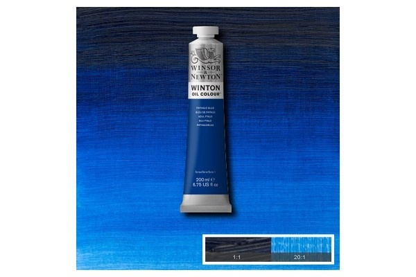 WINTON OIL COL 200 ml Phthalo blue (30) 516 i gruppen SPORT, FRITID & HOBBY / Hobby / Måla & Rita / Konstnärsfärger / Oljefärger hos TP E-commerce Nordic AB (A09035)