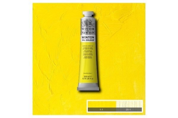 WINTON OIL COL 200 ml Cad lemon hue (07) 087 i gruppen SPORT, FRITID & HOBBY / Hobby / Måla & Rita / Konstnärsfärger / Oljefärger hos TP E-commerce Nordic AB (A09042)