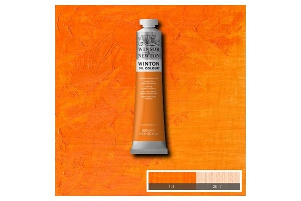 WINTON OIL COL 200 ml Cad orange hue (04) 090 i gruppen SPORT, FRITID & HOBBY / Hobby / Måla & Rita / Konstnärsfärger / Oljefärger hos TP E-commerce Nordic AB (A09047)