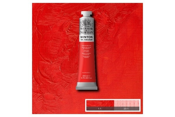 WINTON OIL COL 200 ml Cadmium red hue (05) 095 i gruppen SPORT, FRITID & HOBBY / Hobby / Måla & Rita / Konstnärsfärger / Oljefärger hos TP E-commerce Nordic AB (A09050)