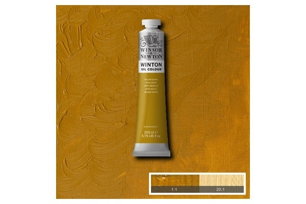 Winton Oil Col 200Ml (44) Yellow Ochre 744 i gruppen SPORT, FRITID & HOBBY / Hobby / Måla & Rita / Konstnärsfärger / Oljefärger hos TP E-commerce Nordic AB (A09059)