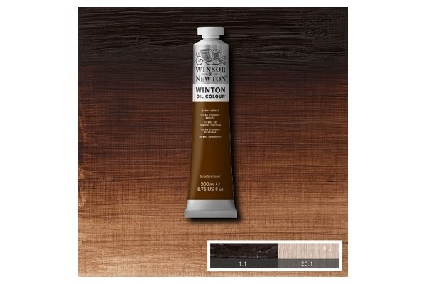 Winton Oil Col 200Ml (03) Burnt Umber 076 i gruppen SPORT, FRITID & HOBBY / Hobby / Måla & Rita / Konstnärsfärger / Oljefärger hos TP E-commerce Nordic AB (A09064)