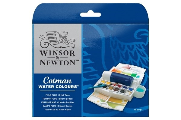 Cotman Water Col Field box Plus i gruppen SPORT, FRITID & HOBBY / Hobby / Måla & Rita / Konstnärsfärger / Akvarellfärger hos TP E-commerce Nordic AB (A09089)