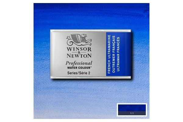 Prof Water Colour Pan/W French Ultramarine 263 i gruppen SPORT, FRITID & HOBBY / Hobby / Måla & Rita / Konstnärsfärger / Akvarellfärger hos TP E-commerce Nordic AB (A09111)