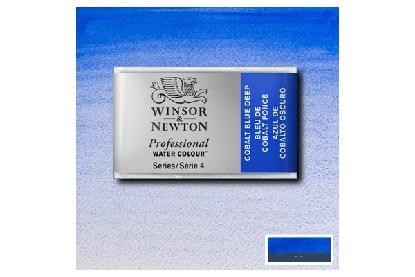 Prof Water Colour Pan/W Cobalt Blue Deep 180 i gruppen SPORT, FRITID & HOBBY / Hobby / Måla & Rita / Konstnärsfärger / Akvarellfärger hos TP E-commerce Nordic AB (A09113)