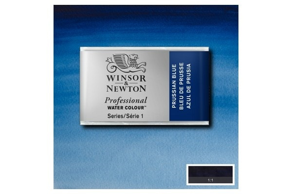 Prof Water Colour Pan/W Prussian Blue 538 i gruppen SPORT, FRITID & HOBBY / Hobby / Måla & Rita / Konstnärsfärger / Akvarellfärger hos TP E-commerce Nordic AB (A09133)