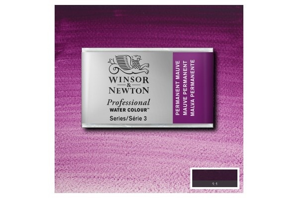 Prof Water Colour Pan/W Perm Mauve 491 i gruppen SPORT, FRITID & HOBBY / Hobby / Måla & Rita / Konstnärsfärger / Akvarellfärger hos TP E-commerce Nordic AB (A09139)