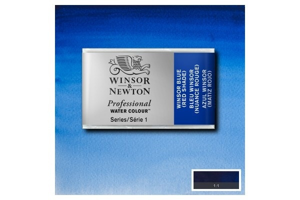 Prof Water Colour Pan/W Winsor Blue Rd 709 i gruppen SPORT, FRITID & HOBBY / Hobby / Måla & Rita / Konstnärsfärger / Akvarellfärger hos TP E-commerce Nordic AB (A09157)