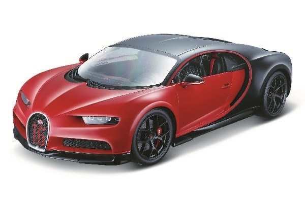 Bugatti Chiron Sport 1:18 black/red i gruppen LEKSAKER, BARN- & BABYPRODUKTER / Leksaker / Leksaksbilar hos TP E-commerce Nordic AB (A09188)