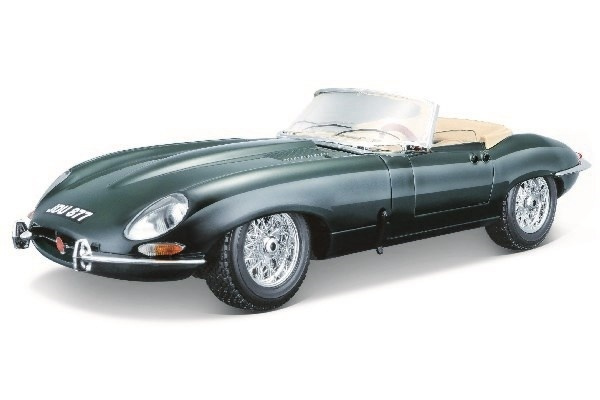 Jaguar \'E\' cabrio. (1961) 1:18 green i gruppen LEKSAKER, BARN- & BABYPRODUKTER / Leksaker / Leksaksbilar hos TP E-commerce Nordic AB (A09193)