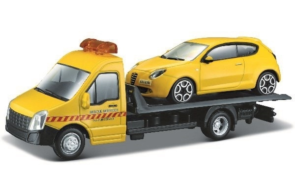 Flatbed Transport 1:43 ass. i gruppen LEKSAKER, BARN- & BABYPRODUKTER / Leksaker / Leksaksbilar & andra fordon hos TP E-commerce Nordic AB (A09199)