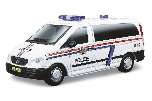 Police Mercedes-Benz Vito 1:50 i gruppen LEKSAKER, BARN- & BABYPRODUKTER / Leksaker / Leksaksbilar & andra fordon hos TP E-commerce Nordic AB (A09203)