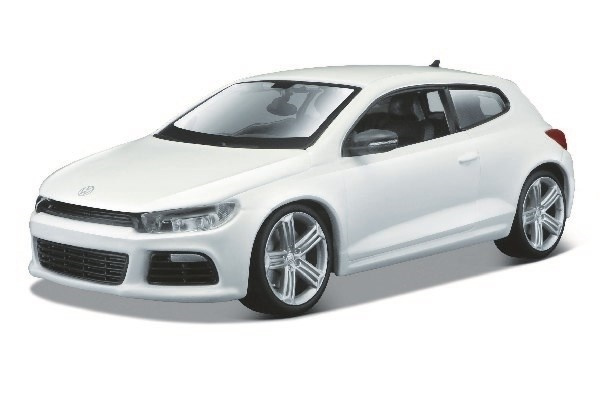 VW Scirocco R 1:24 white i gruppen LEKSAKER, BARN- & BABYPRODUKTER / Leksaker / Leksaksbilar & andra fordon hos TP E-commerce Nordic AB (A09217)