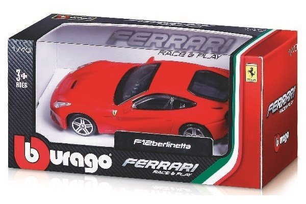 Ferrari 1:43 ass. i gruppen LEKSAKER, BARN- & BABYPRODUKTER / Leksaker / Leksaksbilar & andra fordon hos TP E-commerce Nordic AB (A09255)
