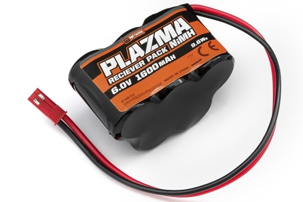 Plazma 6.0V 1600mAh NiMH Receiver Battery Pack i gruppen LEKSAKER, BARN- & BABYPRODUKTER / Radiostyrt / RC Batterier / NiMH / 6,0V hos Teknikproffset Nordic AB (A09494)