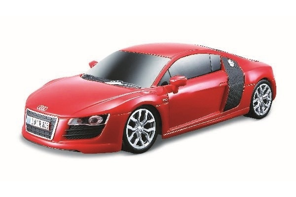 Audi R8 V10 1:24 Röd med Motorljud i gruppen LEKSAKER, BARN- & BABYPRODUKTER / Leksaker / Leksaksbilar hos TP E-commerce Nordic AB (A09601)