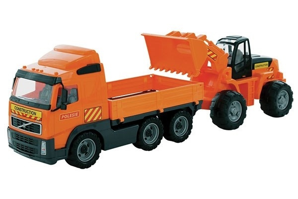Volvo Lastbil med Dumper 865x225x325mm i gruppen LEKSAKER, BARN- & BABYPRODUKTER / Leksaker / Leksaksbilar & andra fordon hos TP E-commerce Nordic AB (A10051)