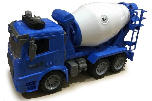 Cementblandare med Ljus och Ljud 1:14, Osorterade färger i gruppen LEKSAKER, BARN- & BABYPRODUKTER / Leksaker / Leksaksbilar & andra fordon hos TP E-commerce Nordic AB (A10087)