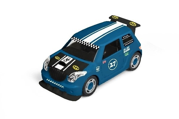 1:20 JUNIOR KIT Pull Back Rallye Car, Blå i gruppen LEKSAKER, BARN- & BABYPRODUKTER / Leksaker / Leksaksbilar hos TP E-commerce Nordic AB (A10098)