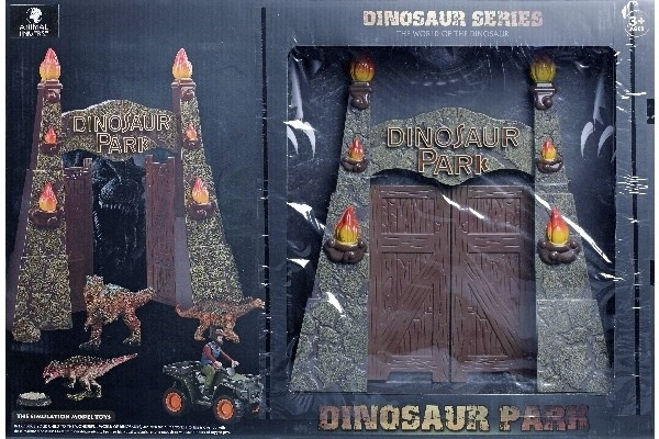 Dinosauriepark med massvis av tillbehör i gruppen LEKSAKER, BARN- & BABYPRODUKTER / Leksaker / Övriga leksaker hos TP E-commerce Nordic AB (A10134)