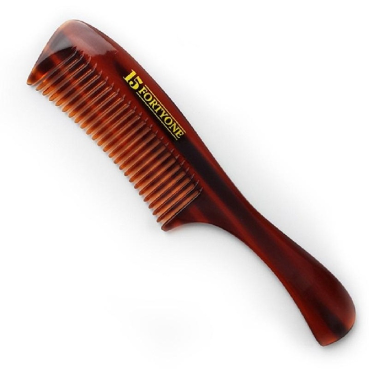 1541 London Rounded Pocket Beard Comb i gruppen SKÖNHET & HÄLSA / Hår & Styling / Rakning & Trimning / Skäggkammar & Rakborstar hos TP E-commerce Nordic AB (A10189)