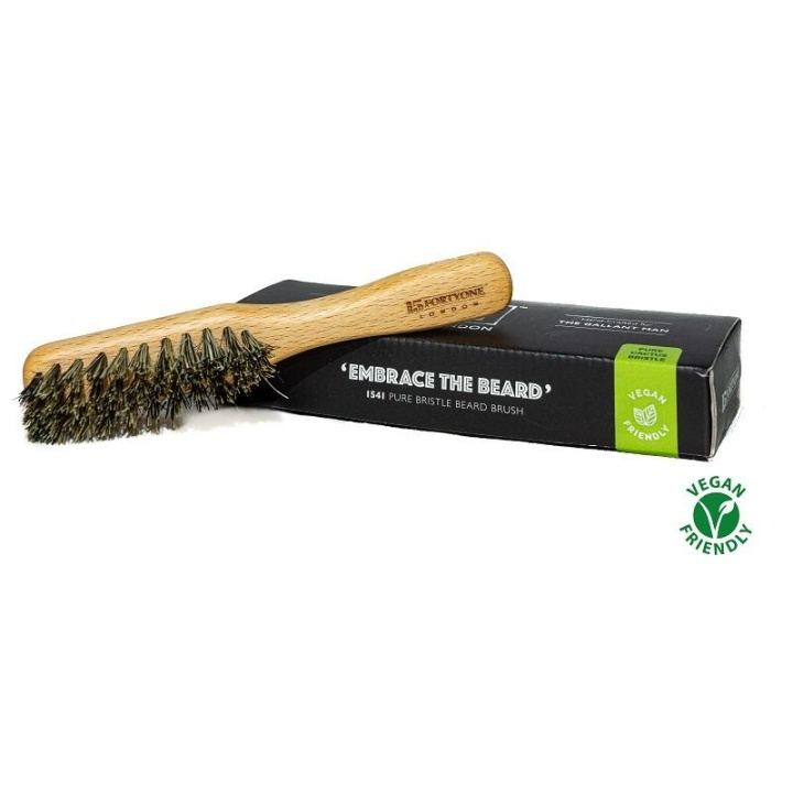 1541 London Vegan Brush With Handle i gruppen SKÖNHET & HÄLSA / Hår & Styling / Rakning & Trimning / Skäggkammar & Rakborstar hos TP E-commerce Nordic AB (A10192)