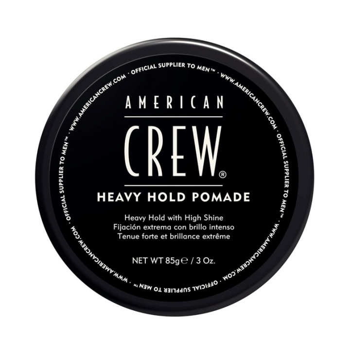 American Crew Heavy Hold Pomade 85g i gruppen SKÖNHET & HÄLSA / Hår & Styling / Hårstylingprodukter / Hårvax hos TP E-commerce Nordic AB (A10228)