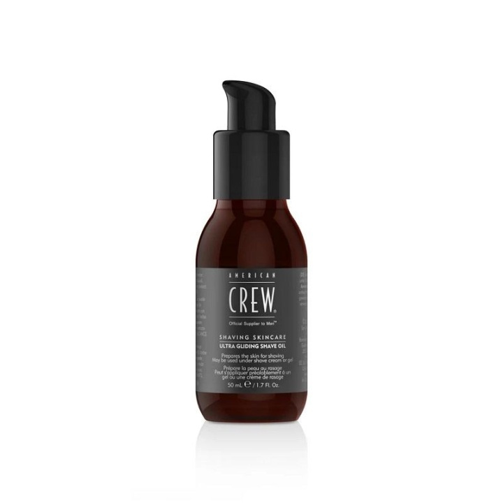 American Crew Shaving Skincare Ultra Gliding Shave Oil 50ml i gruppen SKÖNHET & HÄLSA / Hår & Styling / Skäggvård / Skäggolja hos TP E-commerce Nordic AB (A10234)