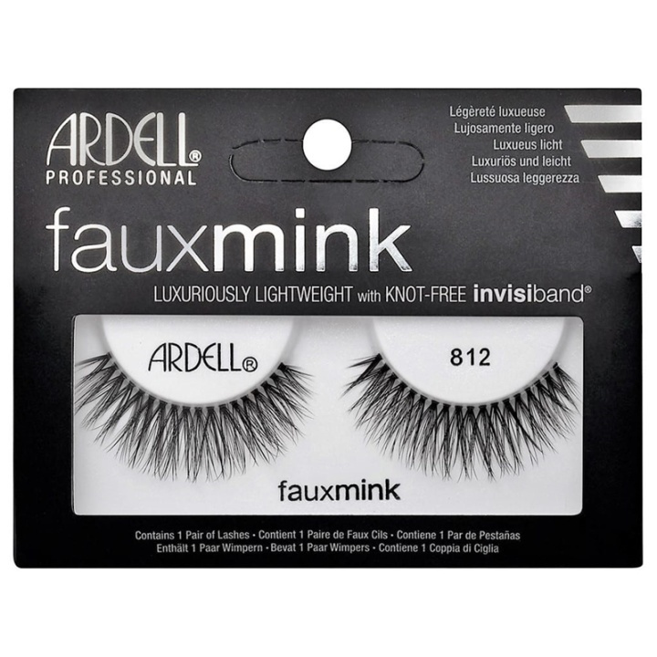 Ardell Faux Mink 812 i gruppen SKÖNHET & HÄLSA / Makeup / Ögon & Ögonbryn / Lösögonfransar hos TP E-commerce Nordic AB (A10266)