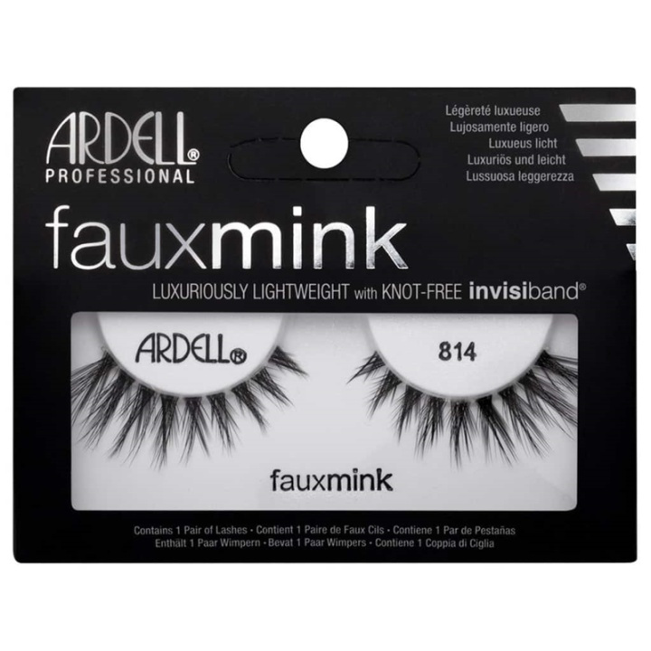 Ardell Faux Mink 814 i gruppen SKÖNHET & HÄLSA / Makeup / Ögon & Ögonbryn / Lösögonfransar hos TP E-commerce Nordic AB (A10268)