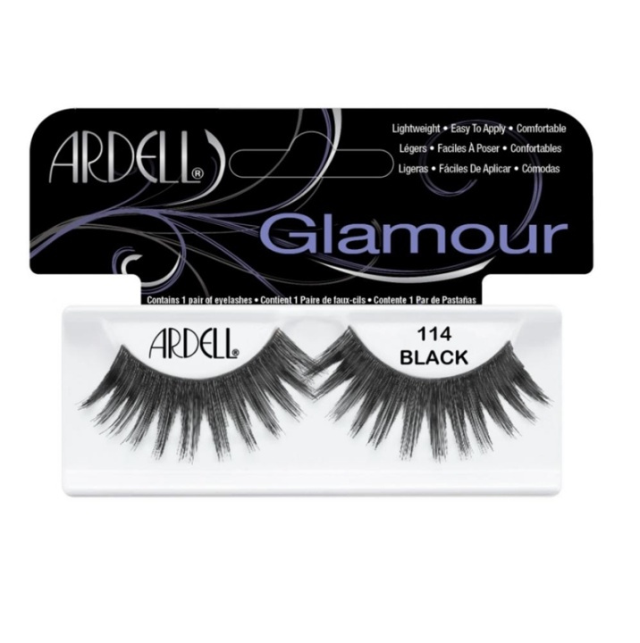 Ardell Glamour Lashes 114 Black i gruppen SKÖNHET & HÄLSA / Makeup / Ögon & Ögonbryn / Lösögonfransar hos TP E-commerce Nordic AB (A10282)