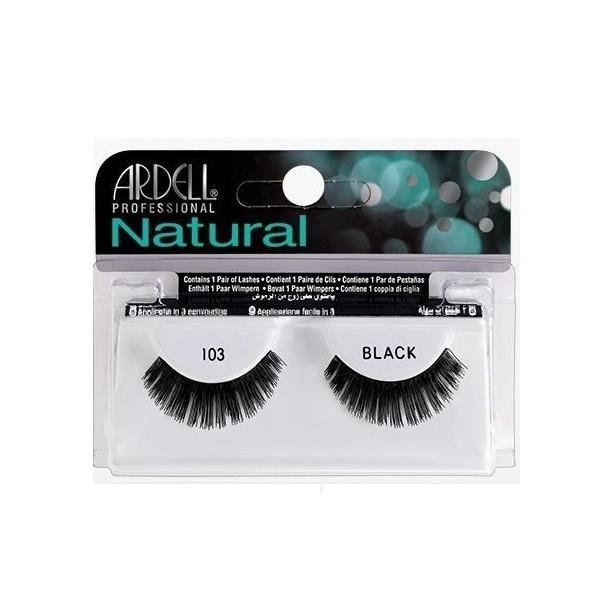 Ardell Natural Lashes 103 Black i gruppen SKÖNHET & HÄLSA / Makeup / Ögon & Ögonbryn / Lösögonfransar hos TP E-commerce Nordic AB (A10313)