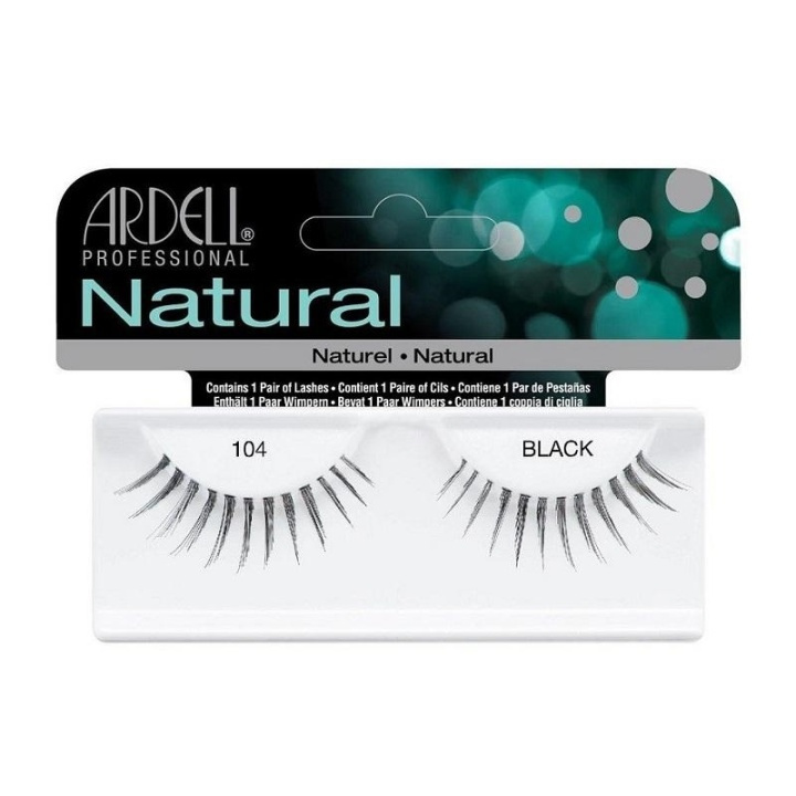 Ardell Natural Lashes 104 Black i gruppen SKÖNHET & HÄLSA / Makeup / Ögon & Ögonbryn / Lösögonfransar hos TP E-commerce Nordic AB (A10314)