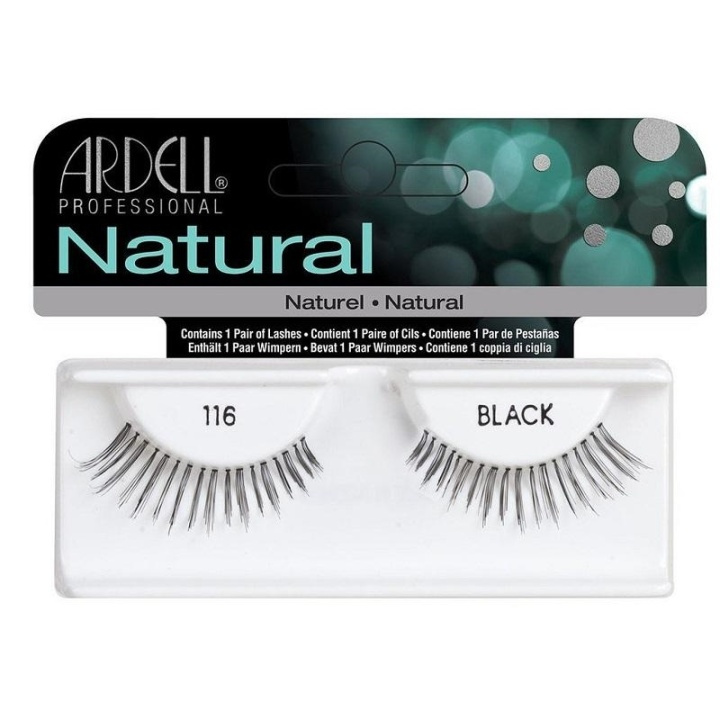 Ardell Natural Lashes 116 Black i gruppen SKÖNHET & HÄLSA / Makeup / Ögon & Ögonbryn / Lösögonfransar hos TP E-commerce Nordic AB (A10316)