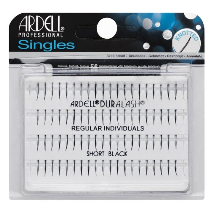 Ardell Singles Regular Short Black i gruppen SKÖNHET & HÄLSA / Makeup / Ögon & Ögonbryn / Lösögonfransar hos TP E-commerce Nordic AB (A10329)