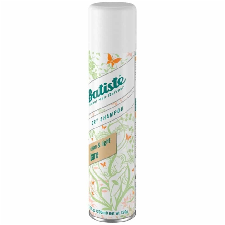 Batiste Dry Shampoo Natural & Light Bare 200ml i gruppen SKÖNHET & HÄLSA / Hår & Styling / Hårvårdsprodukter / Torrschampo hos TP E-commerce Nordic AB (A10390)