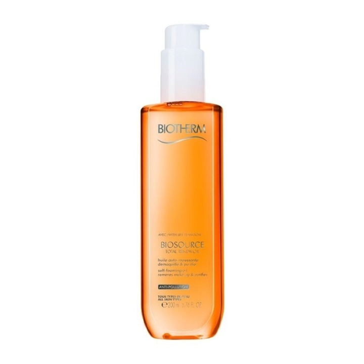 Biotherm Total Renew Oil Biosource Self-foaming Oil 200ml i gruppen SKÖNHET & HÄLSA / Hudvård / Ansiktsvård / Rengöring hos TP E-commerce Nordic AB (A10505)