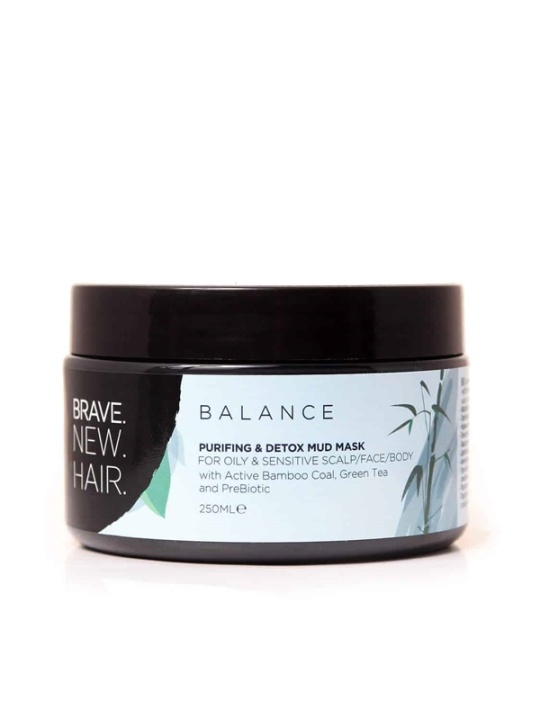 Brave. New. Hair. Balance Purifying & Detox Mud Mask 250ml i gruppen SKÖNHET & HÄLSA / Hår & Styling / Hårvårdsprodukter / Hårinpackning hos TP E-commerce Nordic AB (A10517)