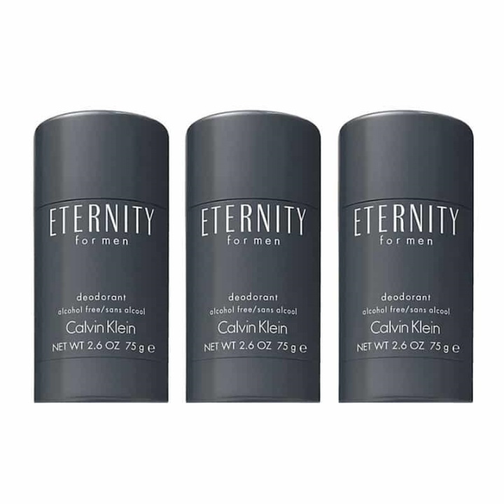3-pack Calvin Klein Eternity For Men Deostick 75ml i gruppen SKÖNHET & HÄLSA / Doft & Parfym / Deodorant / Deo för honom hos TP E-commerce Nordic AB (A10565)