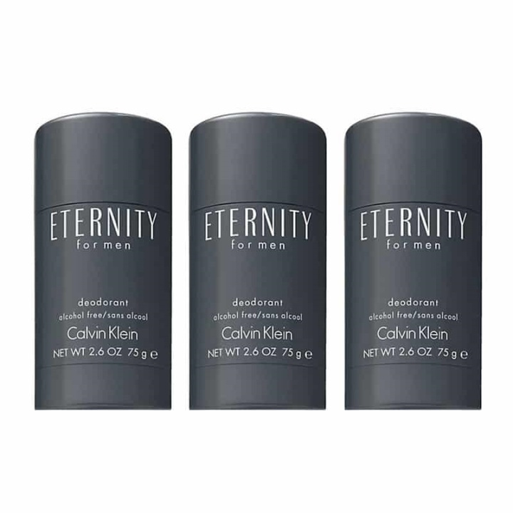 Calvin Klein 3-pack Calvin Klein Eternity For Men Deostick 75ml i gruppen SKÖNHET & HÄLSA / Doft & Parfym / Deodorant / Deo för honom hos TP E-commerce Nordic AB (A10565)