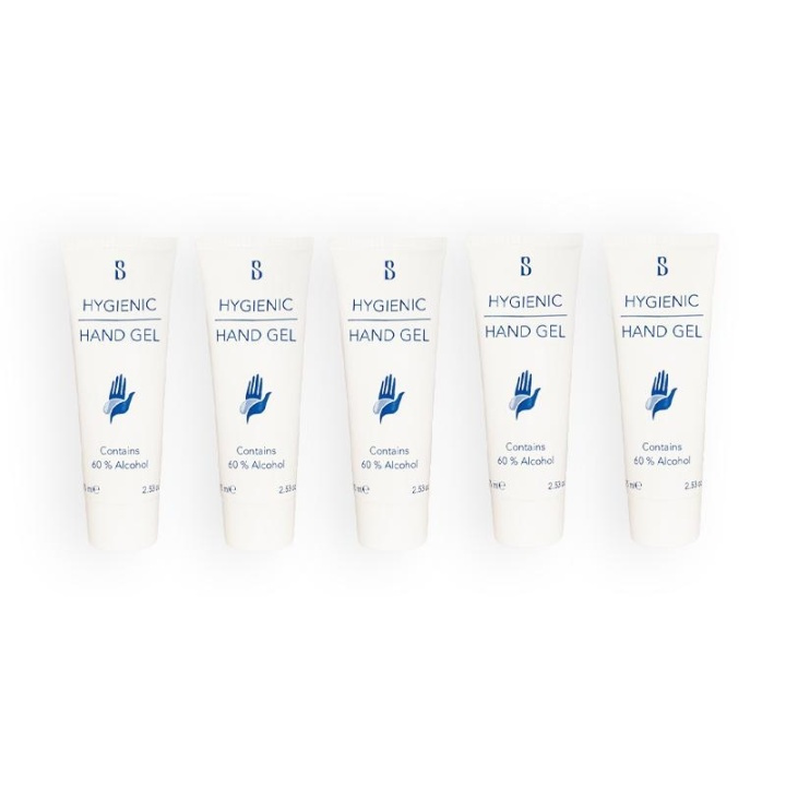 Cleansing Hand Gel With Alcohol 5-pack Brilliant Smile Hygienic Hand Gel With Alcohol 75ml i gruppen SKÖNHET & HÄLSA / Hälsovård / Handdesinfektion hos TP E-commerce Nordic AB (A10673)