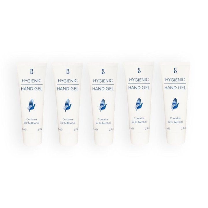 5-pack Brilliant Smile Hygienic Hand Gel With Alcohol 75ml i gruppen SKÖNHET & HÄLSA / Hälsovård / Handdesinfektion hos TP E-commerce Nordic AB (A10673)