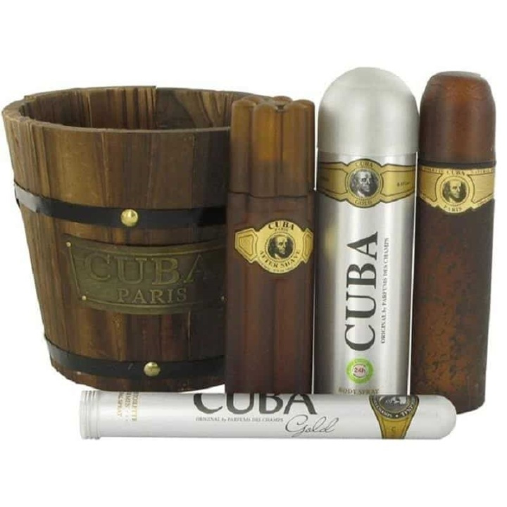Cuba Paris Giftset Cuba Gold Collection for Men Edt i gruppen SKÖNHET & HÄLSA / Doft & Parfym / Parfym / Parfymboxar hos TP E-commerce Nordic AB (A10698)